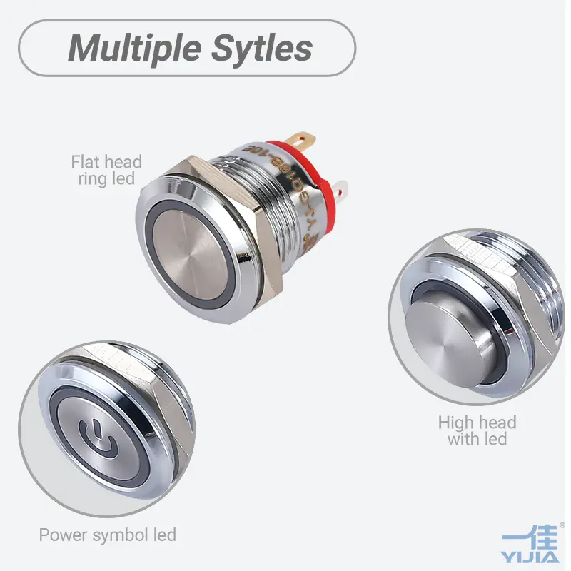 12 mm-ko Mini Push Button Switch